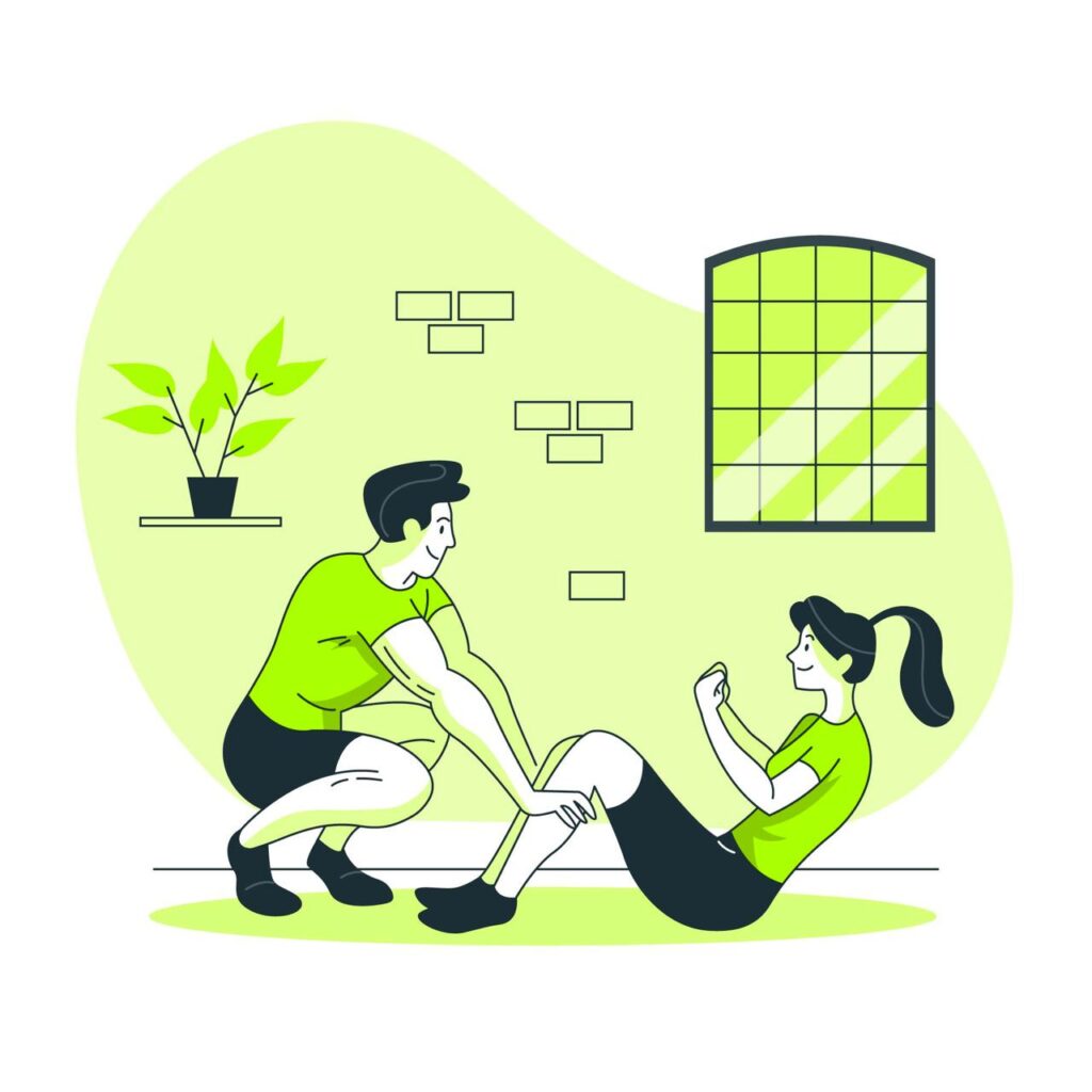 healthcare and fitness with yoga